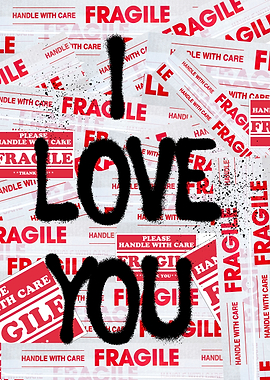 i love you street art