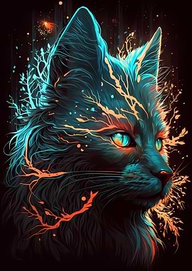 Maine Coon Cat Elegant