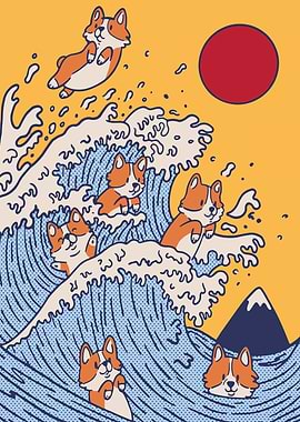 The wave of Corgi