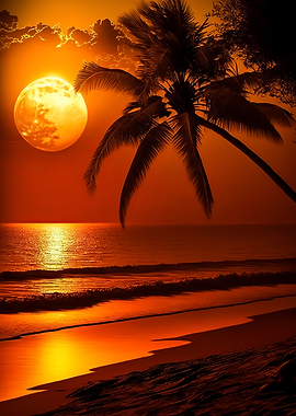 Sunset Beach Landscapes