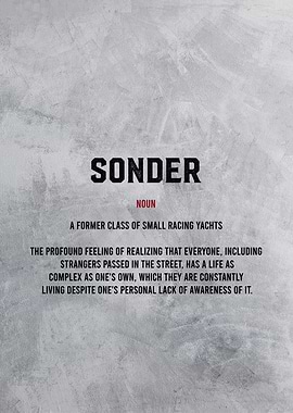 sonder inspirational