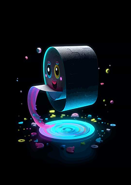 Hologram Toilet Paper Roll