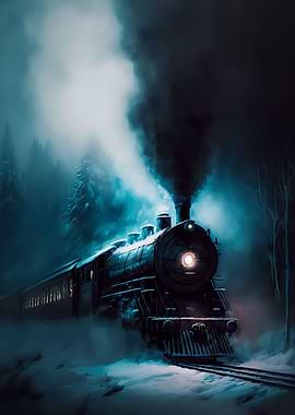 Retro Locomotive Train