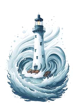 Cartoon Lighthouse