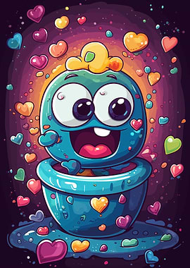 Toilet Kawaii Cute Cartoon