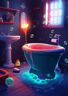 Toilet Kawaii Cute Cartoon