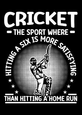 Cricket hitting a home run