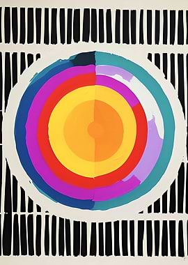 Abstract MCM Painting