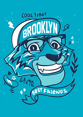 lion brooklyn poster