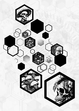 Hexagons Ferns