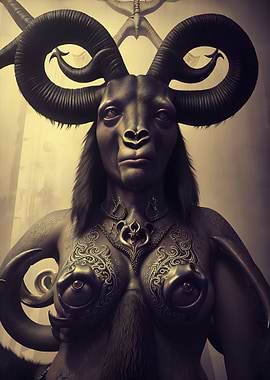 Baphomet Giger style 1