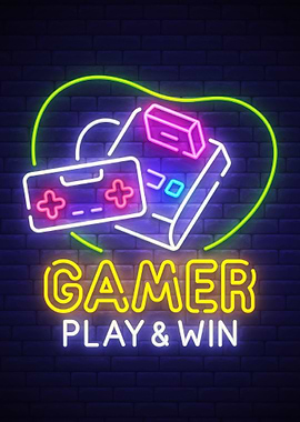 Gamer Decor Neon Gaming