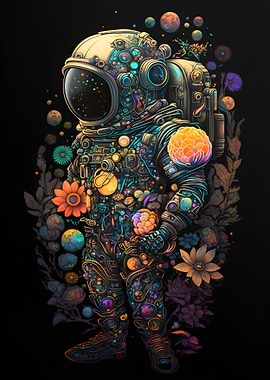 Stylized Astronaut