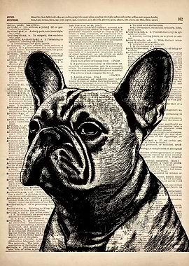 FRENCH BULLDOG ART