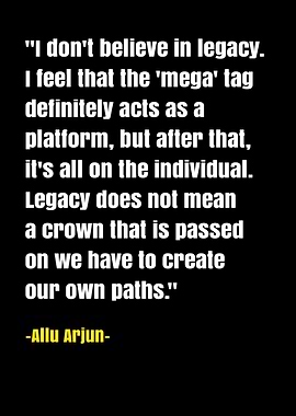 Belief in Legacy Quotes