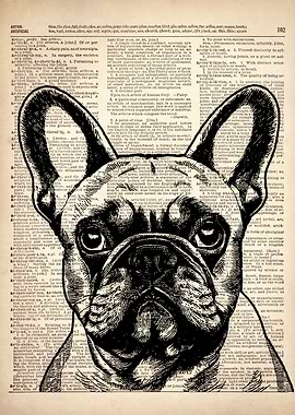 FRENCH BULLDOG ART