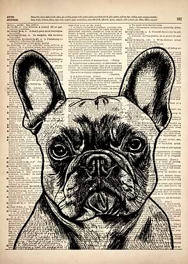 FRENCH BULLDOG ART