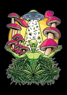 Weeds Mushroom Alien
