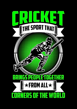 Cricket sport that bring p