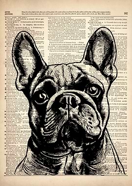 FRENCH BULLDOG ART