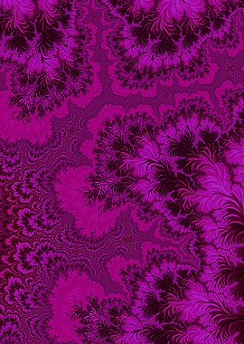 Bold Trippy Pink Fractal