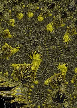 Funky Vivid Yellow Fractal