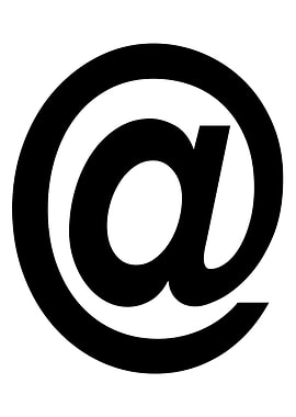 At Character in black