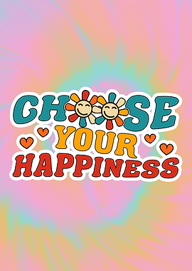 Happiness Cute Boho Quote