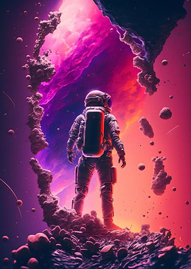 Astronaut Standing Atomic