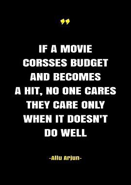 Movie Corsses Budget Quote