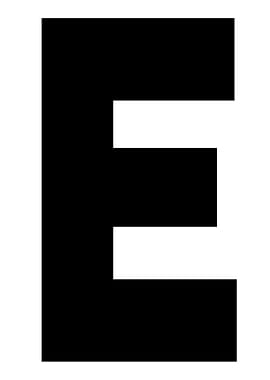 Capital Letter E