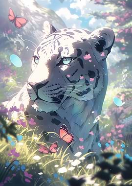 White Tiger Fantasy Animal