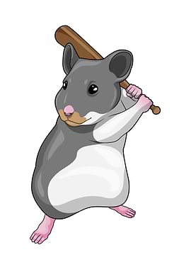 Hamster Baseball Sports