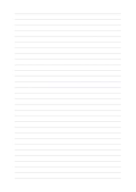 Notebook lined notes blue