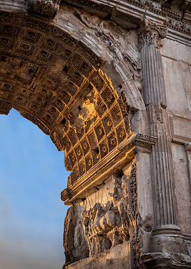 Arch of Titus at Sunset