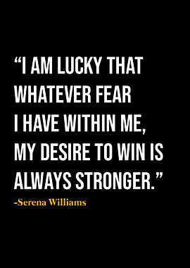 Serena Williams Quote