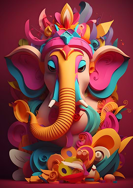 Ganesha god of art