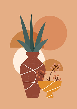 Abstract boho art 06