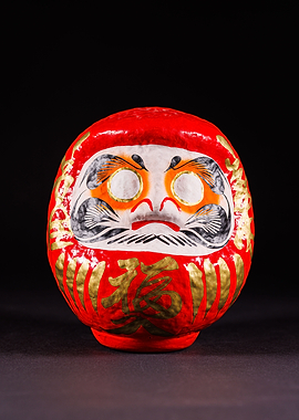 An old daruma doll