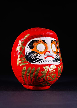 An old daruma doll