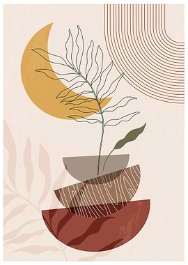 Abstract boho art 03