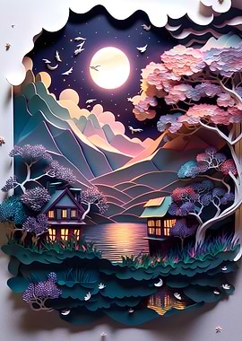 Amazing Kirigami art