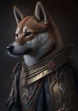Shiba Inu Samurai