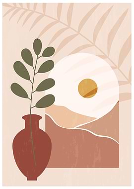 Abstract boho art 01