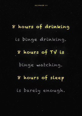8 hour binge