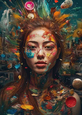 Grapic Art Portrait Woman