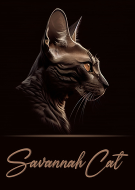 Elegant Savannah Cat