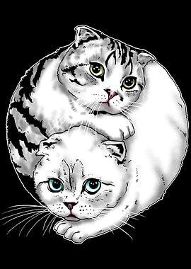 Yin Yang Cat
