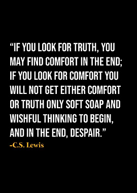 C S Lewis Quote