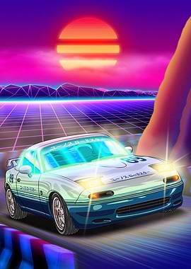 Miata Eunos Synthwave
